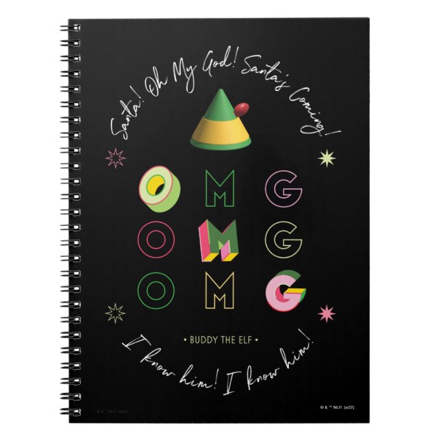 Elf the Movie | Santa OMG Notebook (Front)