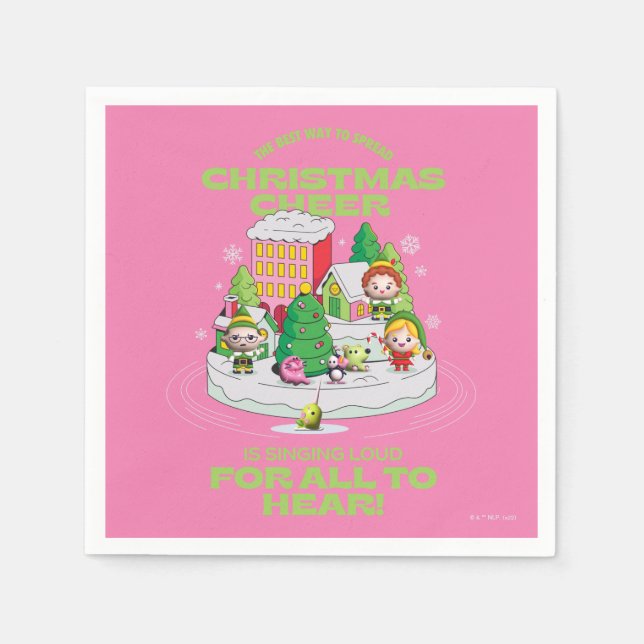 Elf the Movie | The Best Way to Spread Christmas Napkin (Front)