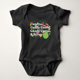 Elf the Movie   The Four Main Food Groups Baby Bodysuit