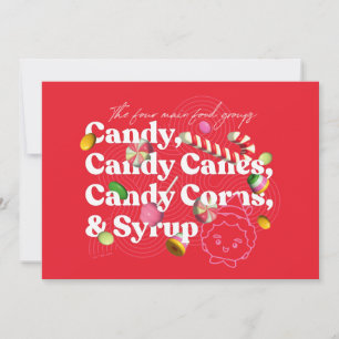 Elf the Movie   The Four Main Food Groups Card