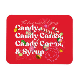 Elf the Movie   The Four Main Food Groups Magnet