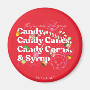 Elf the Movie   The Four Main Food Groups Magnet