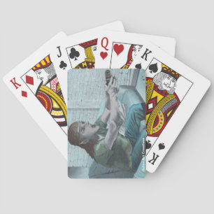 Elf Video Gamer Playing Cards
