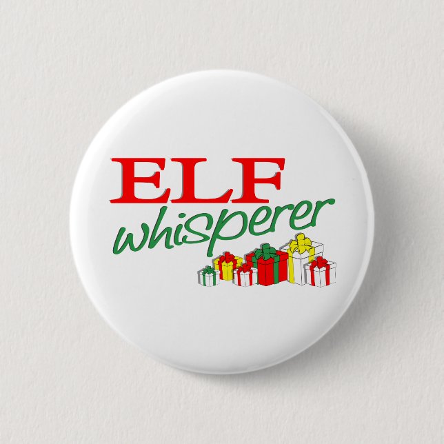 Elf Whisperer 6 Cm Round Badge (Front)