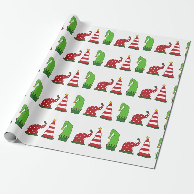 Elf wrapping paper (Unrolled)