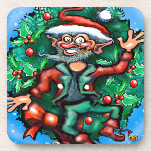Elf  Wreath Coaster