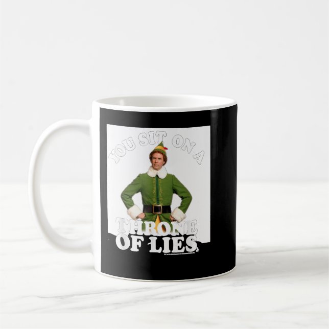Elf You Sit on a Throne of Lies Coffee Mug (Left)