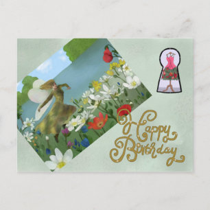 Elfe am Waldsee Postcard