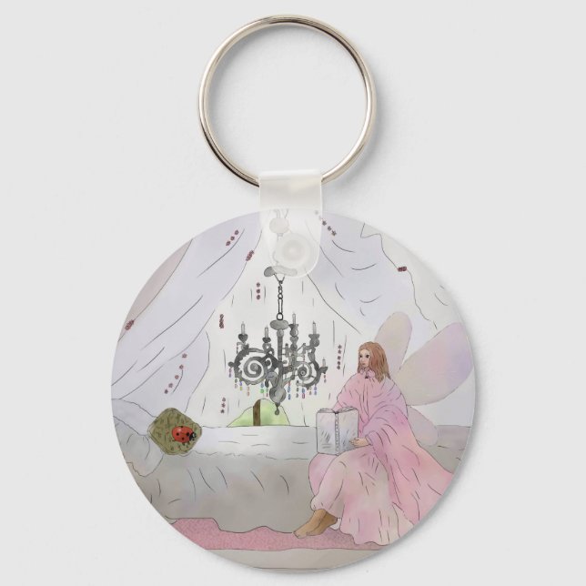 Elfe im Schlafzimmer Key Ring (Front)