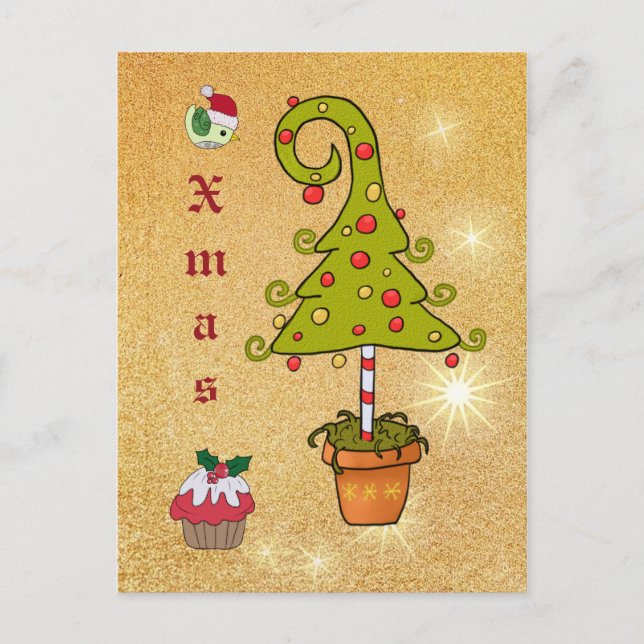 Elfenweihnachten Postcard (Front)
