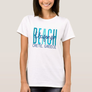 Elfonsi Beach Crete Greece (Ocean) T-Shirt