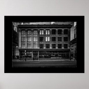 Elgin Building No 3 with Border Poster
