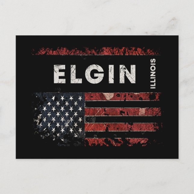 Elgin Illinois Postcard (Front)