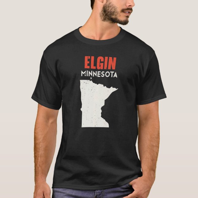 Elgin Minnesota USA State America Travel Minnesota T-Shirt (Front)
