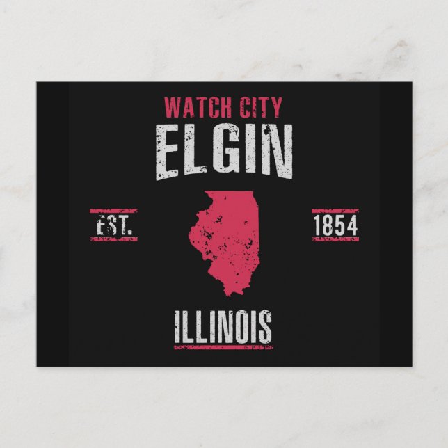 Elgin Postcard (Front)