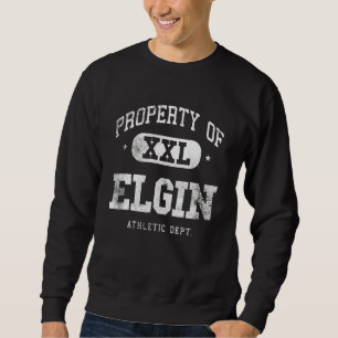 Elgin Property Xxl Sport College Athletic Funny Sweatshirt