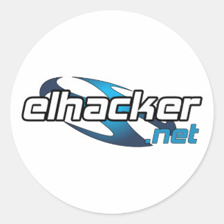 elhacker.net classic round sticker