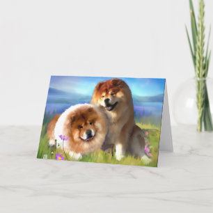 ELI AND MAIYA heARTdog chow Card