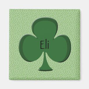 Eli Shamrock Name Magnet