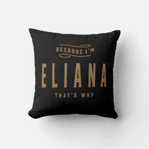 Eliana Name Personalised Birthday Name Eliana Cushion
