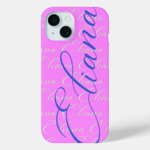Eliana Repeating Name Pattern iPhone 15 Case