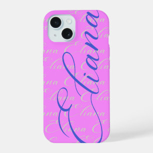Eliana Repeating Name Pattern iPhone 15 Case