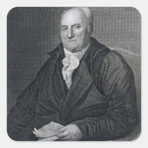 Elias Boudinot, engraved by John Wesley Paradise ( Square Sticker