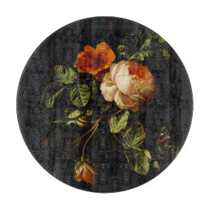 Elias van den Broeck, Still Life with Roses Cutting Board