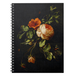 Elias van den Broeck, Still Life with Roses Notebook