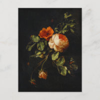 Elias van den Broeck, Still Life with Roses