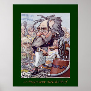 Elie Metchnikoff ~ Immunologist  ~ B Moloch Poster