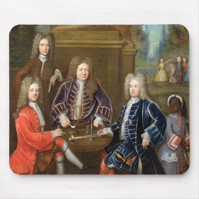 Elihu Yale (1648-1721) the second Duke of Devonshi Mouse Pad (Front)