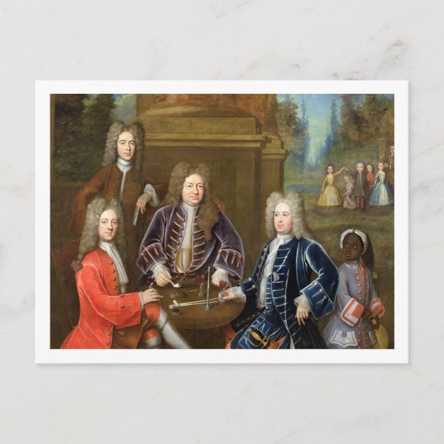 Elihu Yale (1648-1721) the second Duke of Devonshi Postcard (Front)