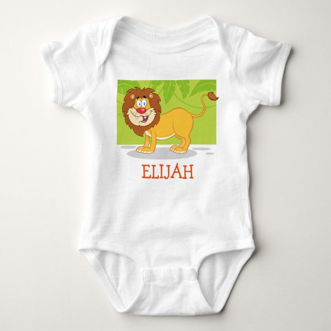 ELIJAH baby boy name clothing gift Bodysuit (Front)