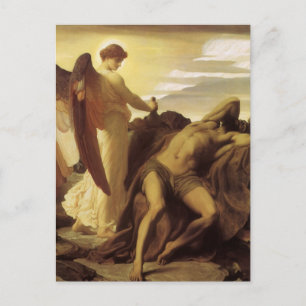Elijah in Wilderness by Lord Frederic Leighton Postcard
