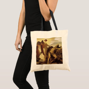 Elijah in Wilderness by Lord Frederic Leighton Tote Bag