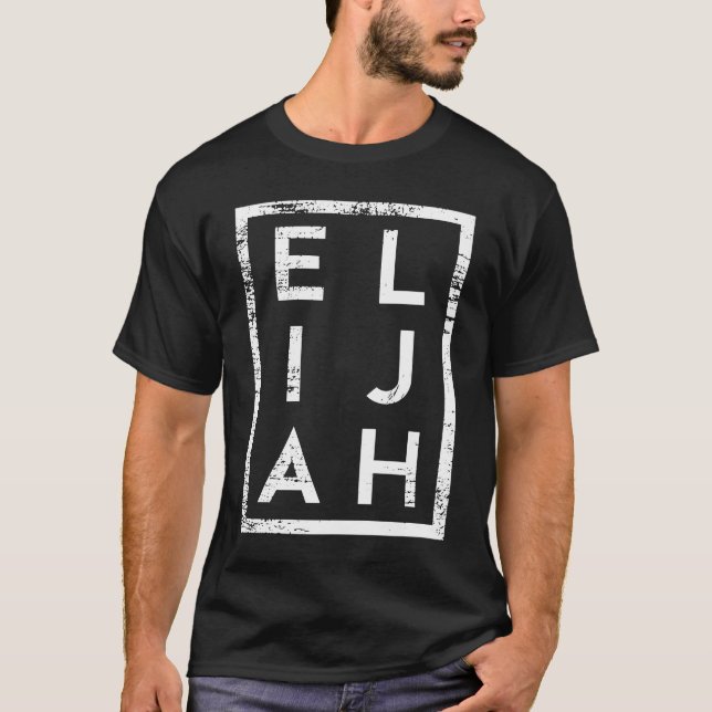 Elijah Minimalism T-Shirt (Front)