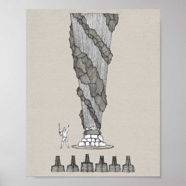 Elijah on Mount Carmel - Fire from Heaven Poster (Front)