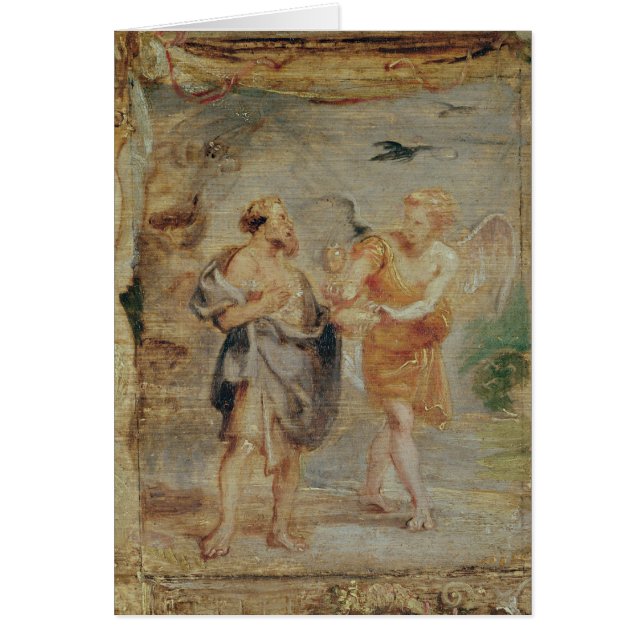 Elijah Receiving Bread and Water from an Angel (Front)