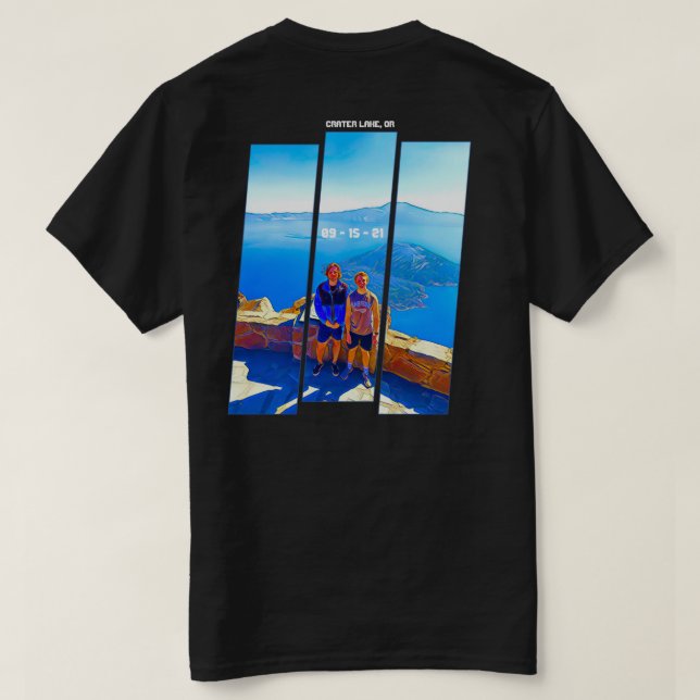 Elijah's Crater Lake T-Shirt (Design Back)