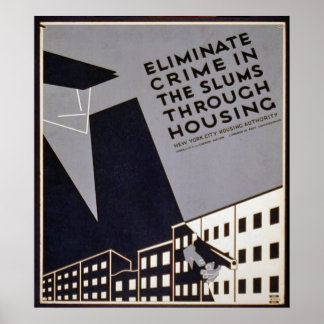 Eliminate Crime in slums? Poster