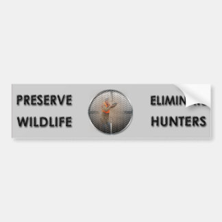 Eliminate Hunters Bumper Sticker