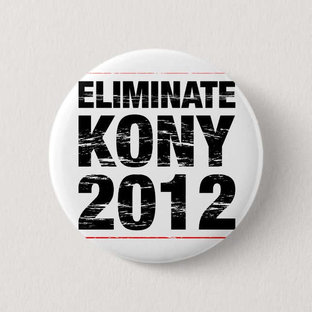 Eliminate Kony 2012 6 Cm Round Badge (Front)