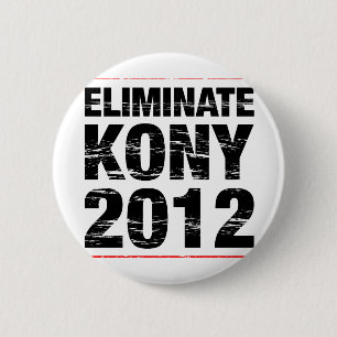 Eliminate Kony 2012 6 Cm Round Badge