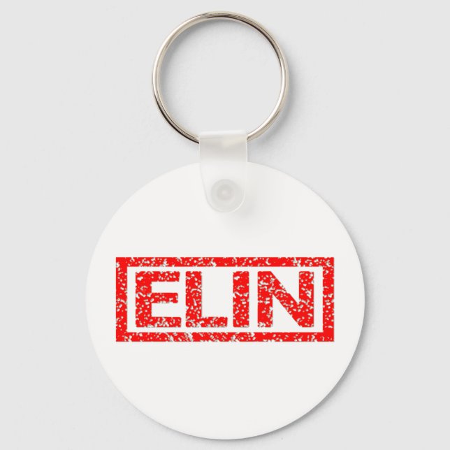 Elin Stamp Key Ring (Front)