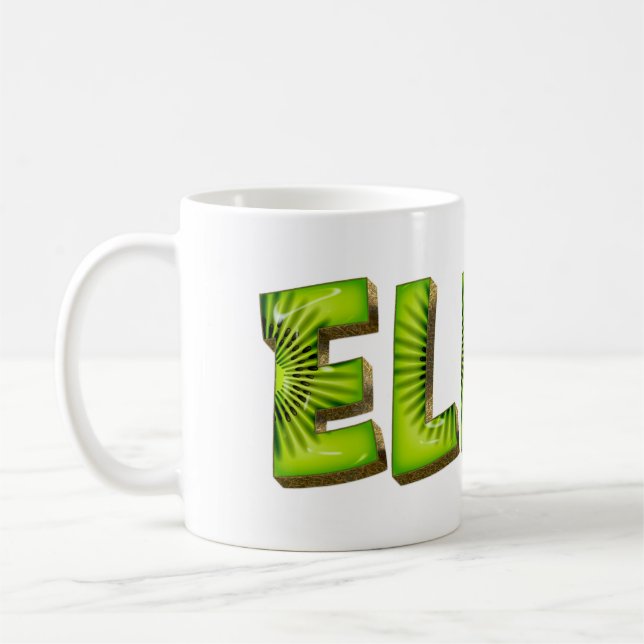 Elina Name Kiwi Style Tasse Coffee Mug (Left)