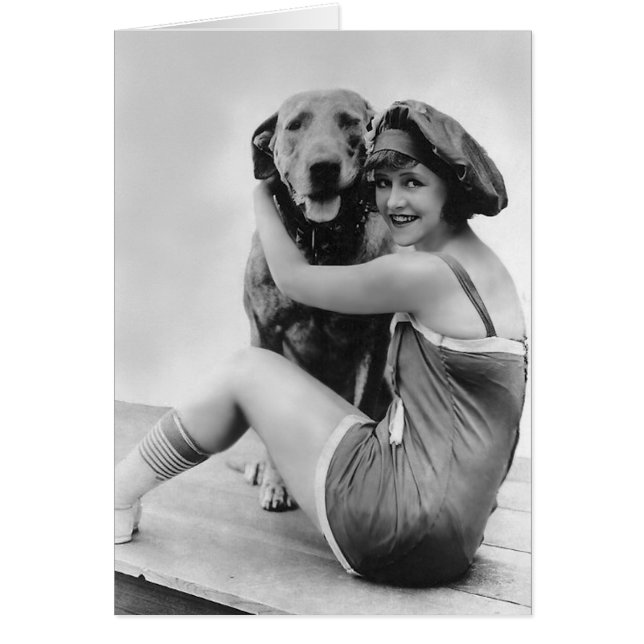 Elinor Field with "Keystone Teddy" the Wonder Dog (Front)