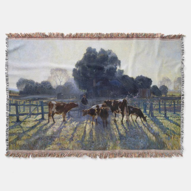 Elioth Gruner Spring Frost 1919 Australia Throw Blanket (Front)