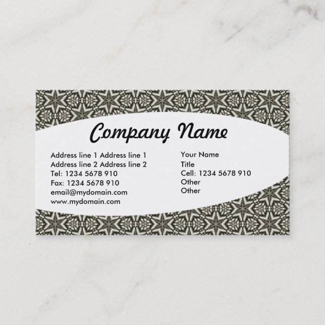 Eliptical - Abstract 02 Business Card (Front)