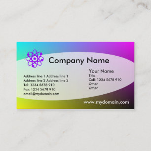 Eliptical - CMYK Business Card